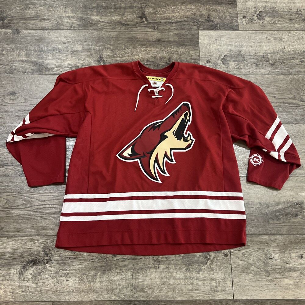 Vintage Y2K Arizona Coyotes KOHO Red Hockey Jersey 2XL